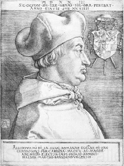 Albrecht Durer Cardinal Albrecht of Brandenburg Spain oil painting art